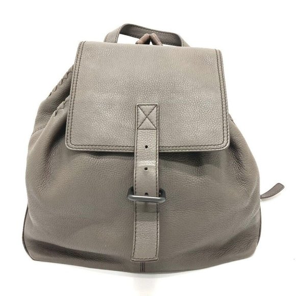 BOTTEGA VENETA B05902330W Intrecciato Cervo Backpack Backpack Leather Brown